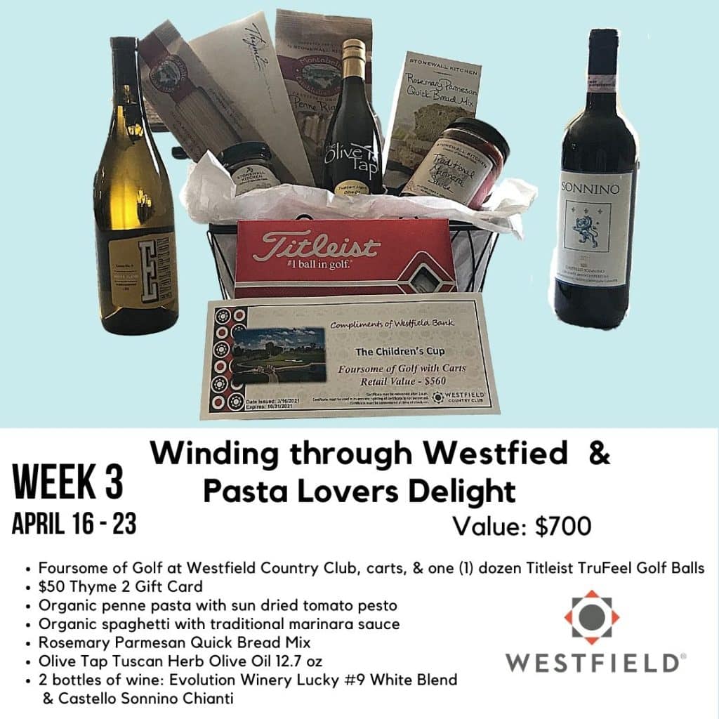 Winding through Westfield & Pasta Lover's Delight Gift Basket