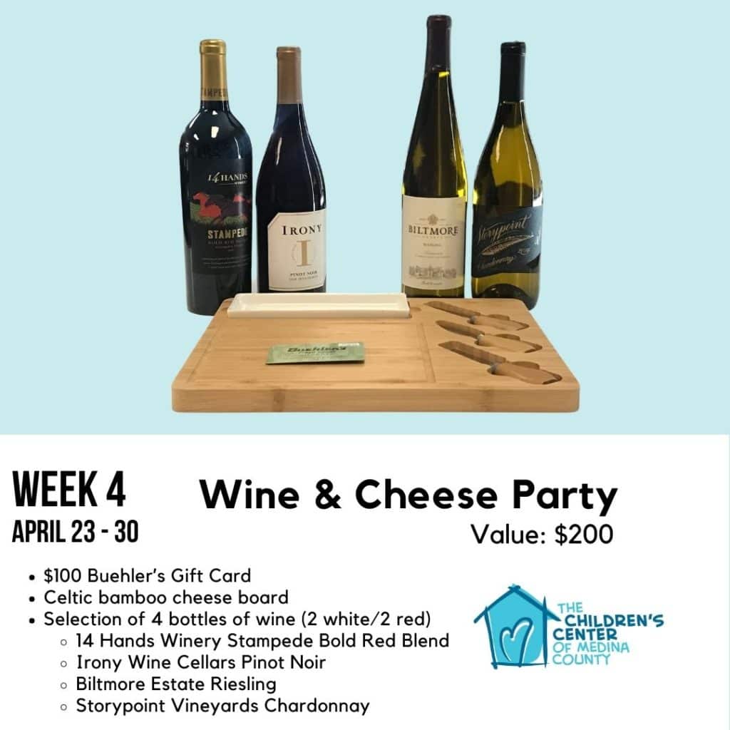 Wine & Cheese Party Gift Basket