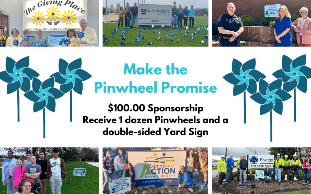 Support Child Abuse Prevention in Medina County with the Pinwheel Garden Project