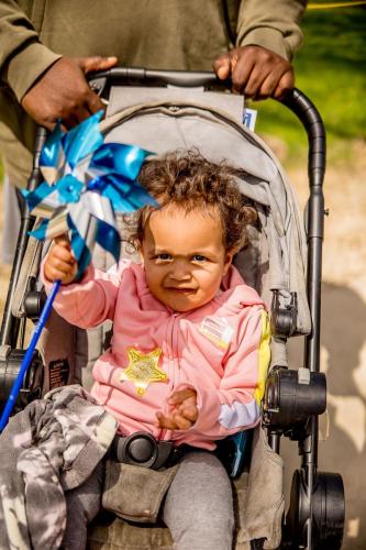 child with Pinwheel