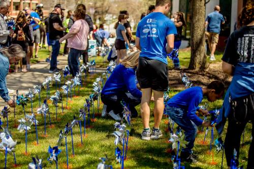 Planting the Pinwheel Garden